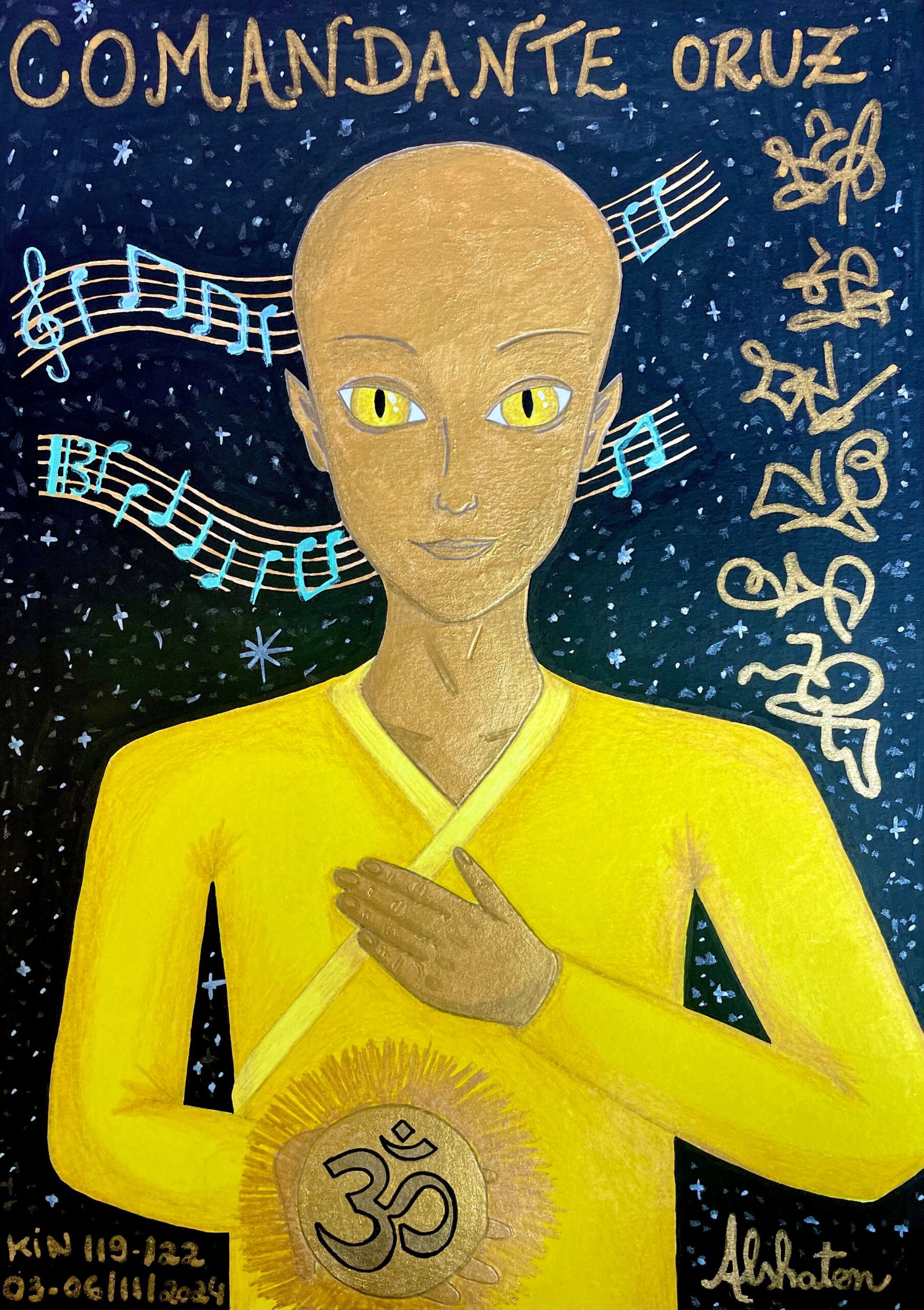 Pintura Mediúnica de Avatar