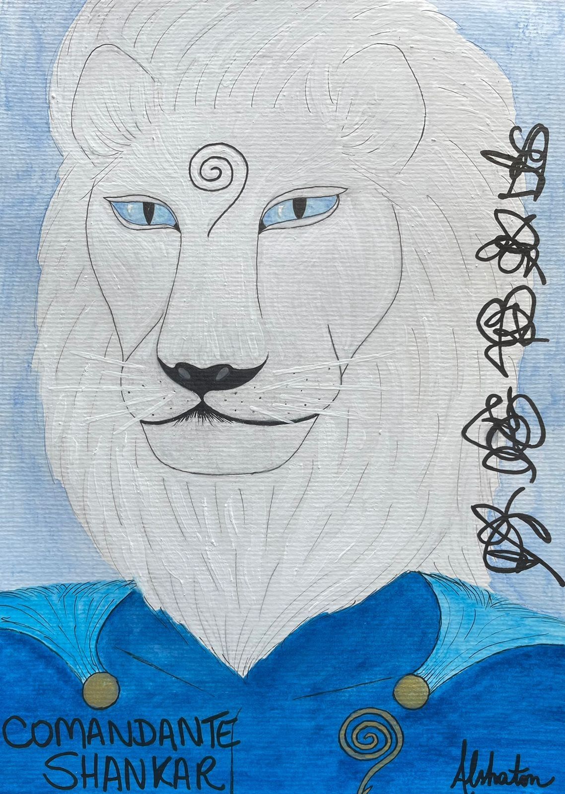 Pintura Mediúnica de Mentor