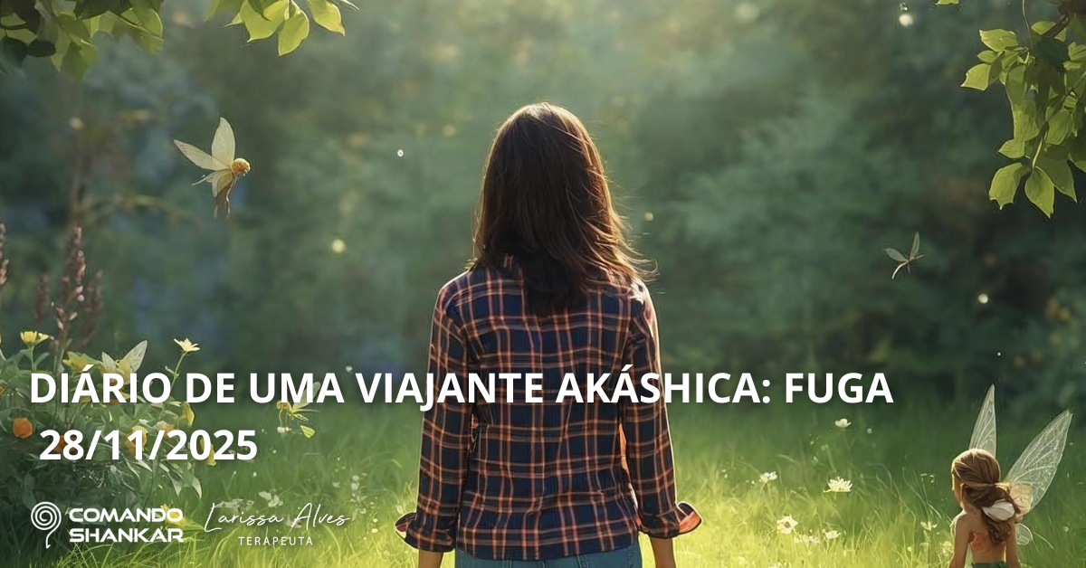 DIÁRIO DE UMA VIAJANTE AKÁSHICA: FUGA 28/11/2025