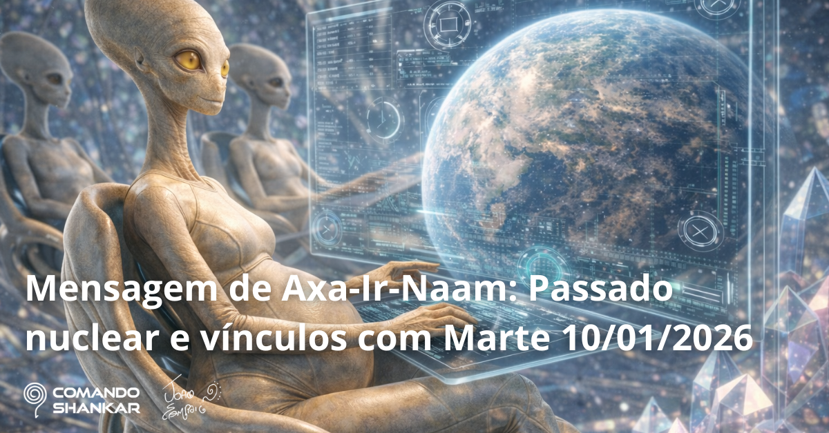 Mensagem de Axa-Ir-Naam: Passado nuclear e vínculos com Marte 10/01/2026