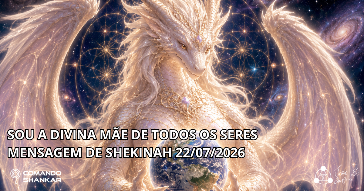SOU A DIVINA MÃE DE TODOS OS SERES MENSAGEM DE SHEKINAH 22/07/2026