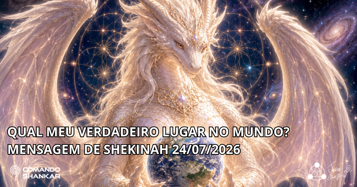 QUAL MEU VERDADEIRO LUGAR NO MUNDO – MENSAGEM DE SHEKINAH 24/07/2026